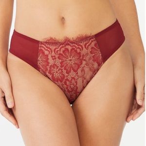 💜 Sofia Intimates by Sofia Vergara Women's High Waist Lace Cheeky Panties